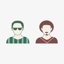男人人物头像元素图片素材其他格式下载动漫人物大全