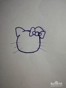 可爱的hellokitty画法