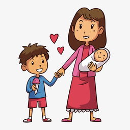 卡通母子矢量素材图片素材其他格式下载动漫人物大全