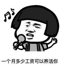 抖音成都小甜甜配音表情包男人一个月多少工资可以养活你