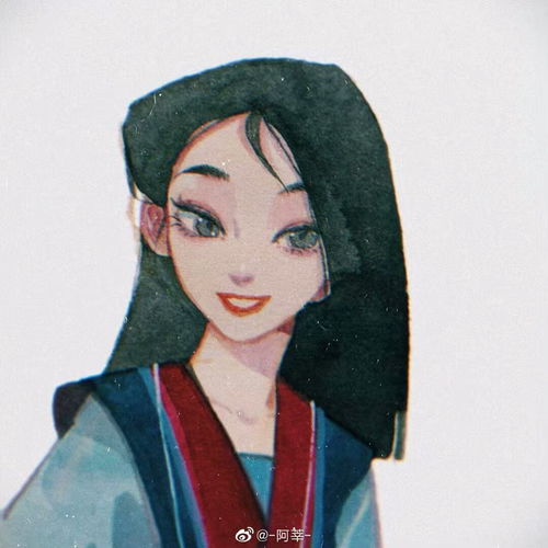 花木兰迪士尼阿莘手绘插画壁纸
