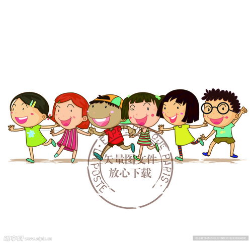 卡通小孩子设计图psd分层素材