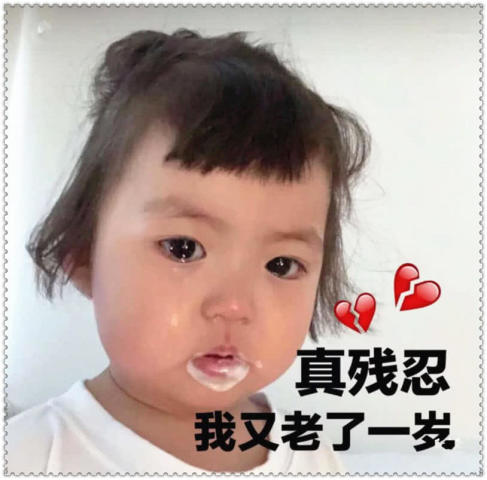 又老了一岁的生日表情