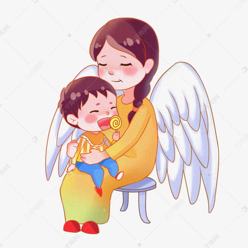 母亲节人物卡通图案板绘cg素材图片免费下载千库网
