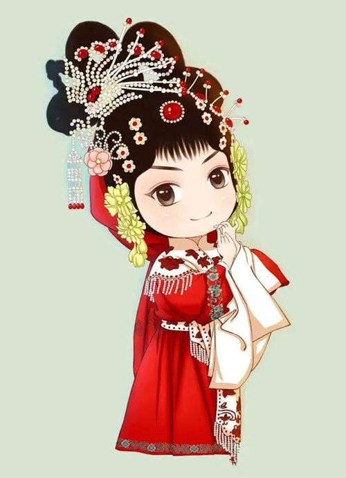 戏曲卡通q图合集戏曲也时尚