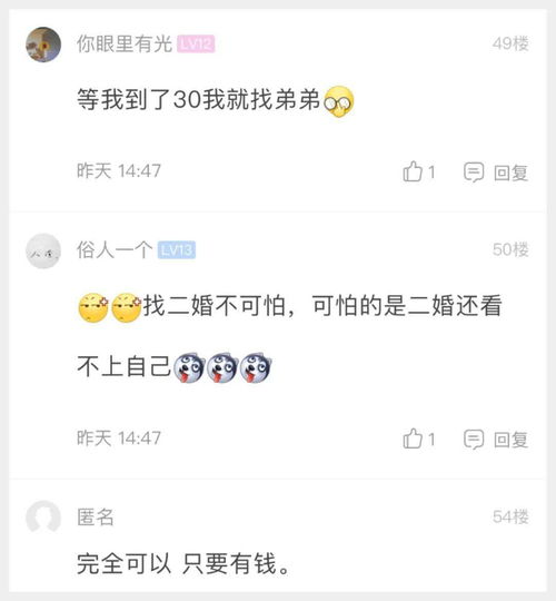 萧山网友到30岁还没找好对象的你们,会考虑二婚的么