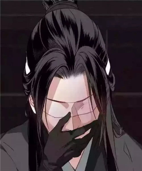 戴上抹额的小哥哥,看起来好忧伤,魔道祖师古风动漫头像