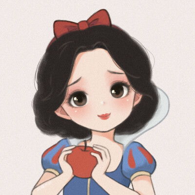 简易动漫头像卡通图片迪士尼公主