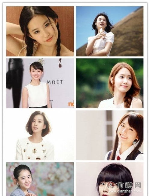 2013年度清纯氧气美女刘诗诗刘亦菲宋慧乔入围图