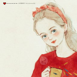森系少女水彩插画水彩步骤水彩教程卡通插画头像手绘
