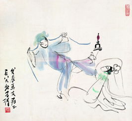 以画戏曲人物闻名他把漫画的夸张和中国画结合风格独特
