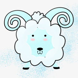 卡通手绘可爱动物羊千库原创图片素材其他格式下载动漫人物大全