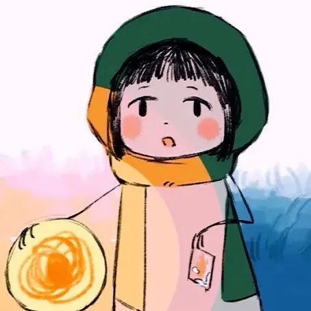 简约手绘卡通微信头像风说了许多把夏天注的盈满