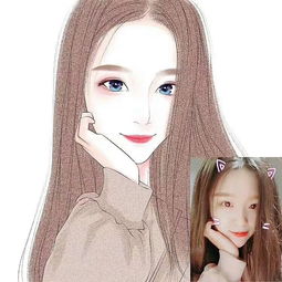 定制q版写实卡通唯美黑白简笔qq微信头像标图案