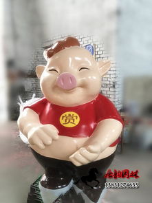 玻璃钢卡通猪八戒雕塑西游记人物卡通雕塑