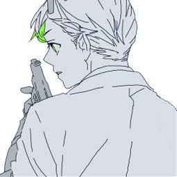 男生富有生机的动漫头像