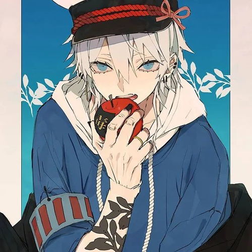 插画作品撩到我心肌梗塞这才是中二病娇美少年该有的亚子男生动漫人物头像