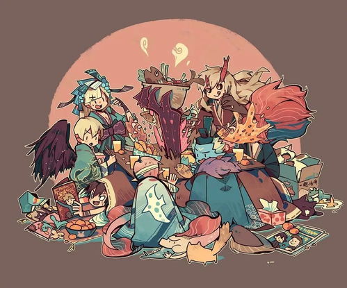 日本插画师冲魔实也有种可爱叫呆萌漫画风