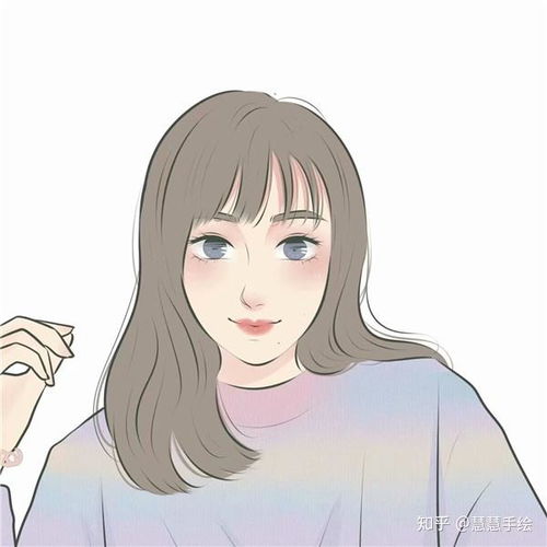 卡通手绘头像女可爱好看的动漫头像手绘适合永久做头像的图片