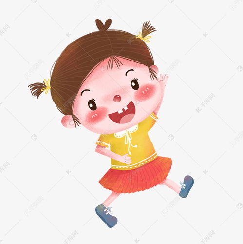 卡通六一儿童节小女孩素材图片免费下载千库网