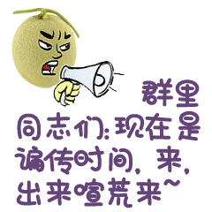 说新疆话的哈密瓜表情图片有趣的方言表情系列图片