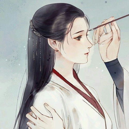 古风胖胖情侣头像一对