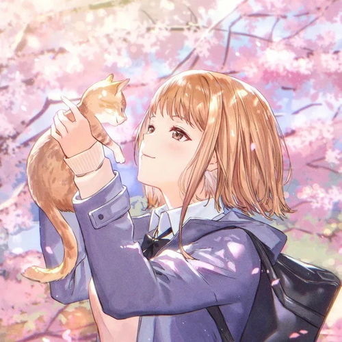 一组小众动漫女生头像