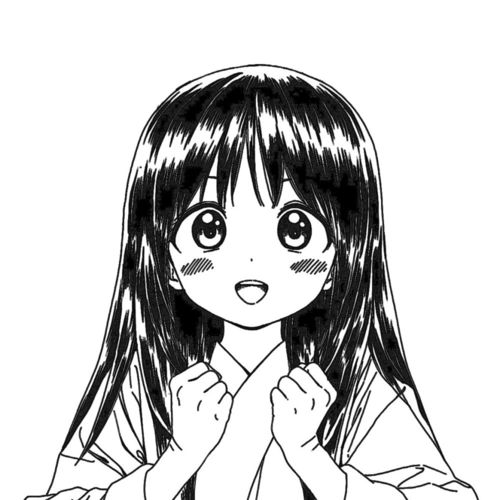 黑白动漫女头黑白里也暗含心动