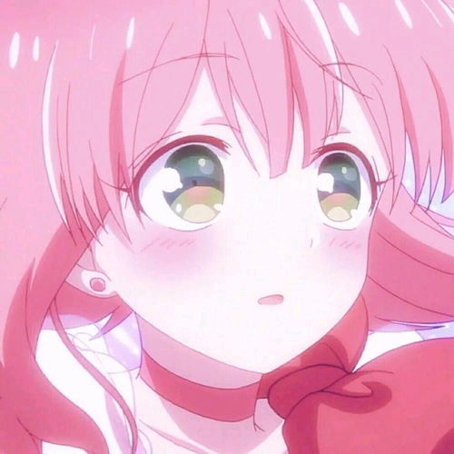 二次元粉嫩系女生头像中