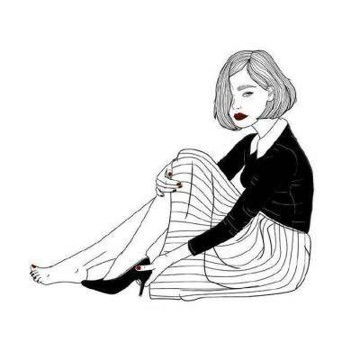 短发冷艳女生动漫头像,卡通头像图片
