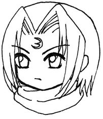 同问可爱卡通男生黑白素描头像跪求