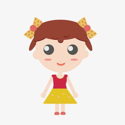 可爱少女卡通人物设计图片素材其他格式下载动漫人物大全