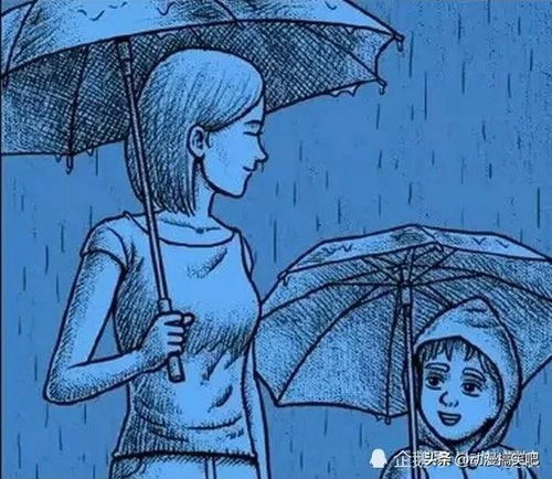 无声漫画男孩等车看到一个无头大叔,妈妈会相信他说的话吗