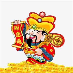 财神爷微信头像高清图片2020男人最招财的卡通微信头像