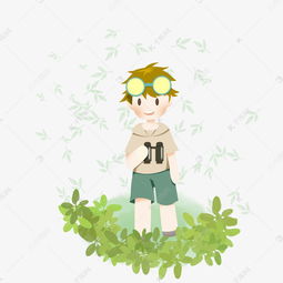 六一儿童节冒险小男孩卡通人物png格式素材图片免费下载千库网