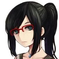 二次元戴眼镜少女头像微信头像图片大全