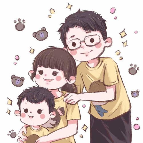 一张张真人q版的真人漫画微信头像,第一次陪女生朋友过生日