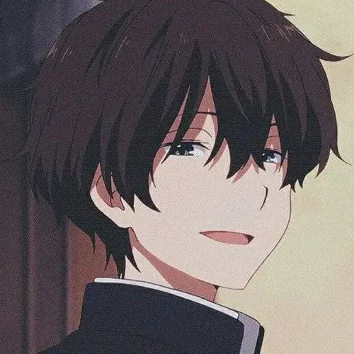 动漫头像男孩子头像,微笑的男生运气不会差