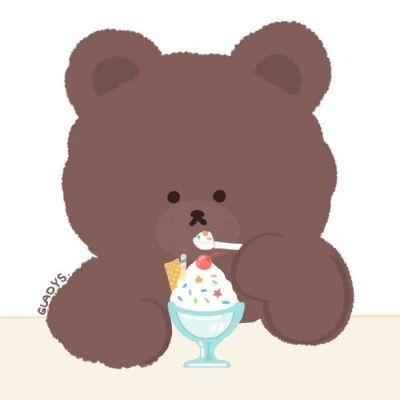 可爱卡通小熊头像图片胖胖的太可爱了