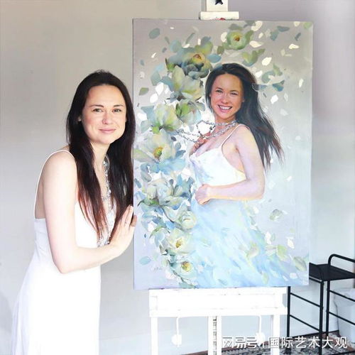 乌克兰美女画家安娜美子的油画,香气扑面而来