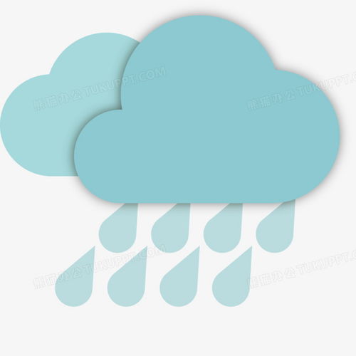 矢量天气预报下雨图标png图片素材下载下雨png熊猫办公