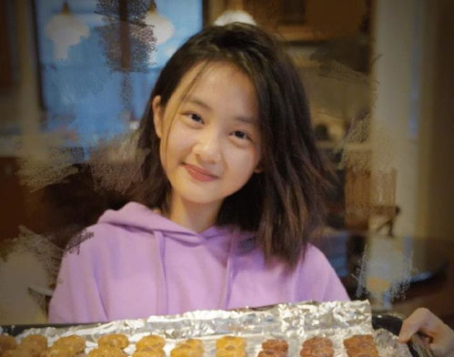 王菲女儿摆摊义卖被偶遇,截图放大后,这生图模样确定是14岁