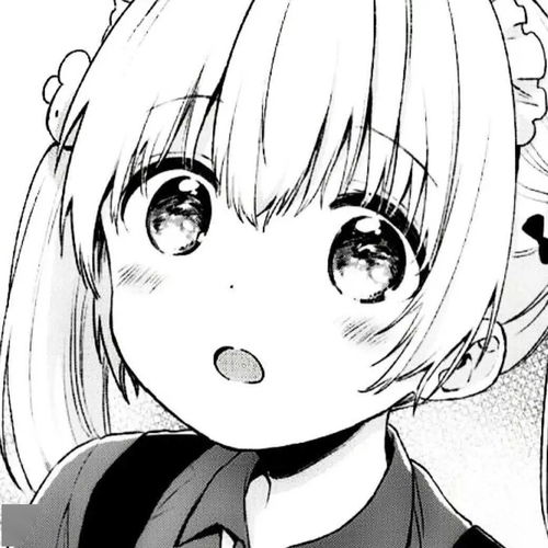 动漫头像敲多男女生黑白漫画风头像,爱不释手吖