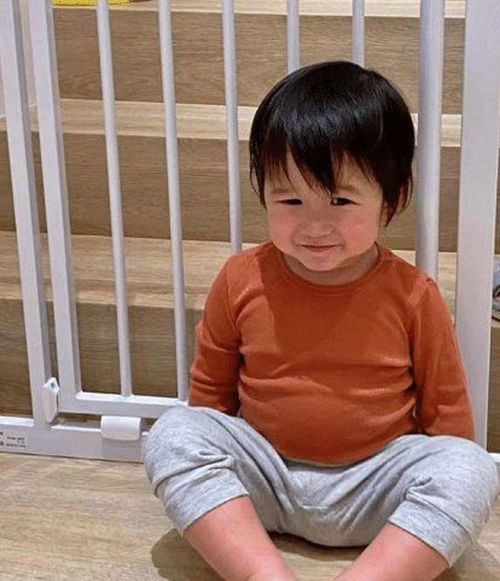 胡杏儿为李奕霖庆2岁生日,三胎儿子表情超搞笑