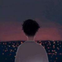 男生头像背影动漫图片