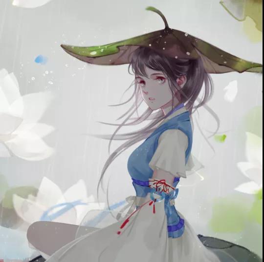 仙气十足的女子古风动漫头像温山软水繁星万千,不及你眉眼半分
