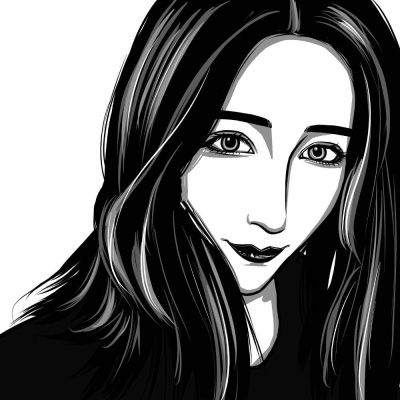 动漫黑白头像女生冷傲比较高逼格头像图片