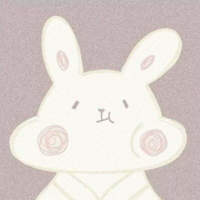 有没有背景是紫色的小兔子壁纸