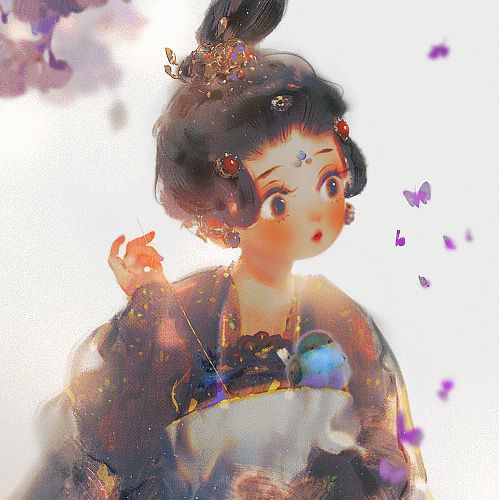动漫头像超美古风动漫女头像