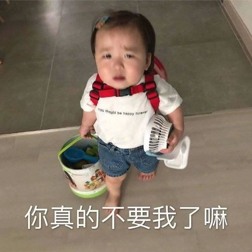 表情包你真的不要我了嘛